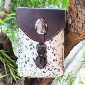 Bolsa De Couro Goyazes Atlanta Café