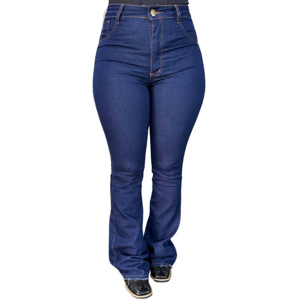 Calça Feminina Faraya Jeans Flare Ref.901 - Imagem 4