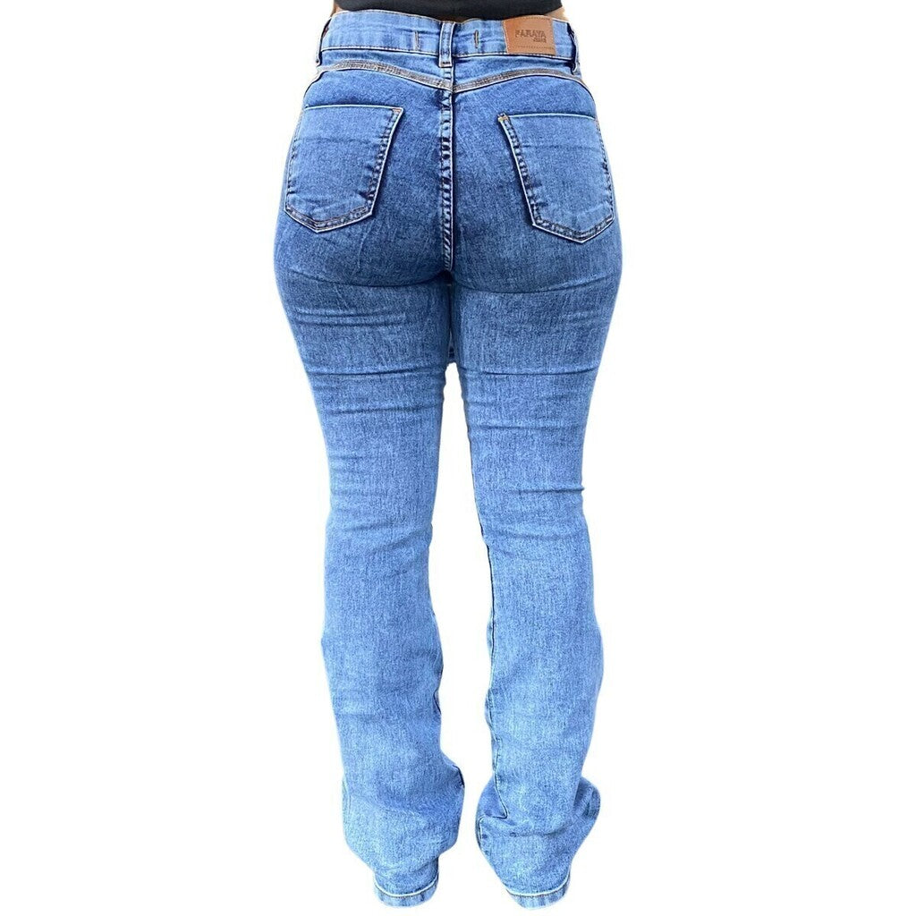 Calça Feminina Faraya Jeans Flare Ref.1035 - Imagem 2