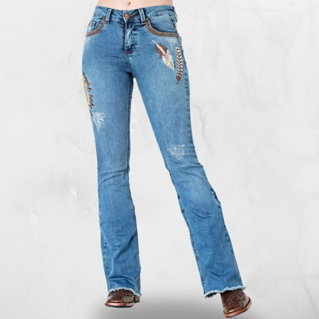 Calça Jeans Flare Zenz Origem Raio