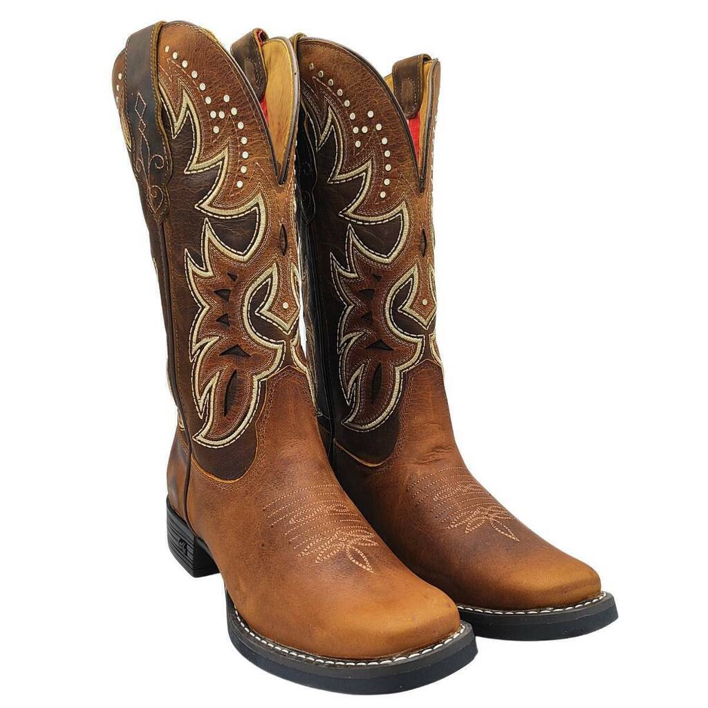 Bota Texana Feminina Goyazes Dallas Tabaco - Imagem 2