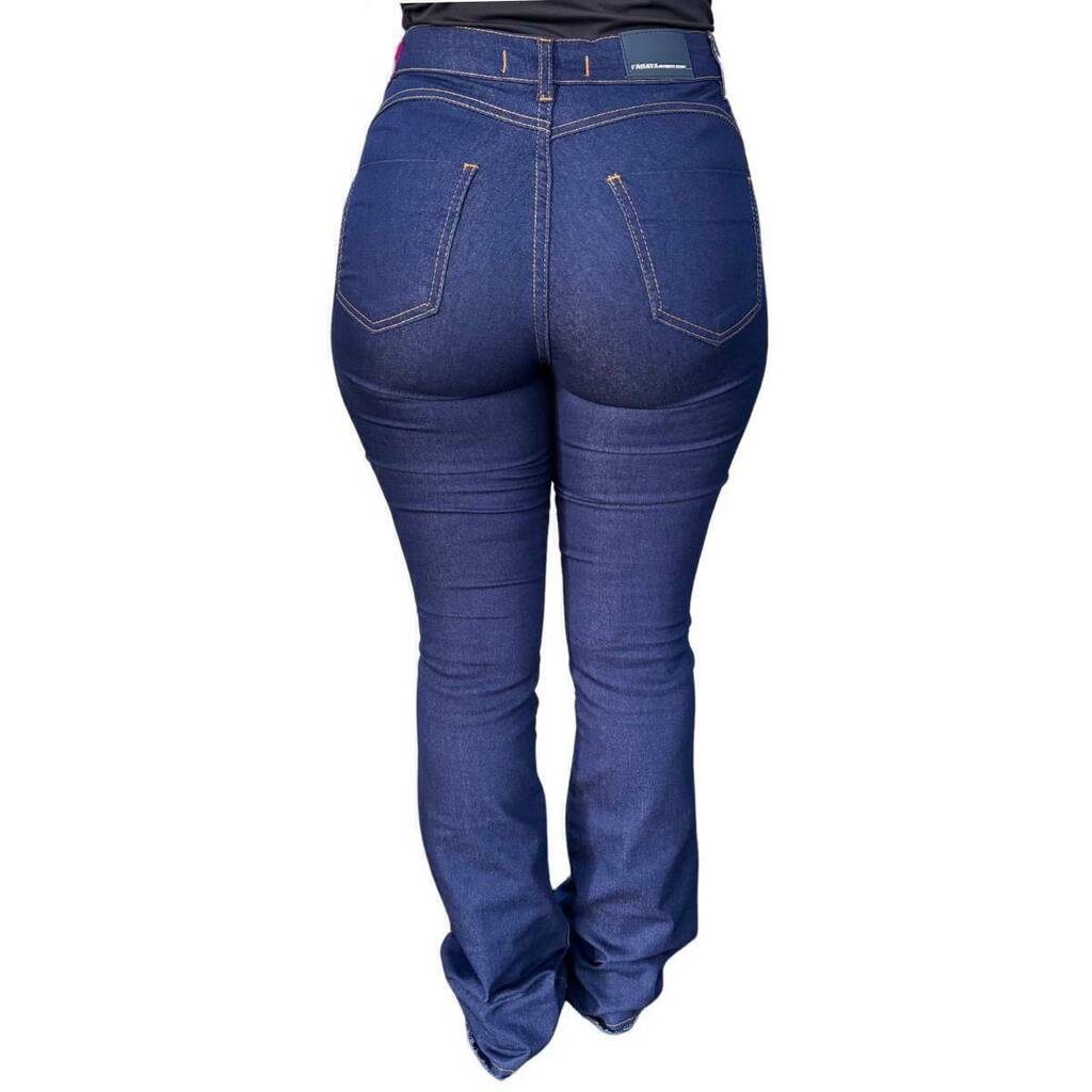 Calça Feminina Faraya Jeans Flare Ref.901 - Imagem 3