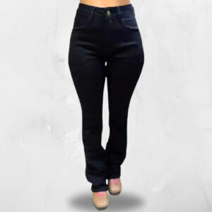 Calça Jeans Feminina Tex Team Preta