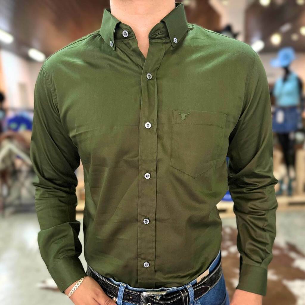 Camisa M/L Laço Forte Verde