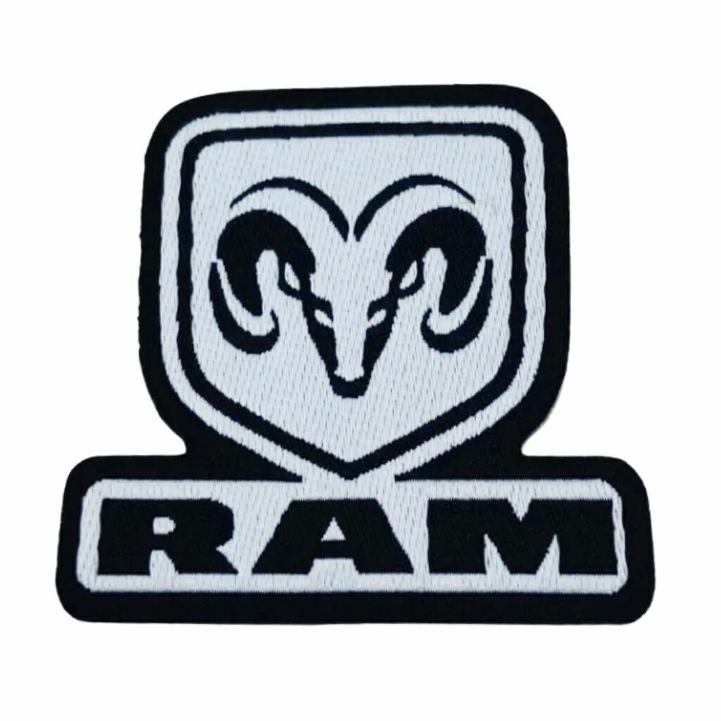 Adesivo Para Chapéu Ram Branco