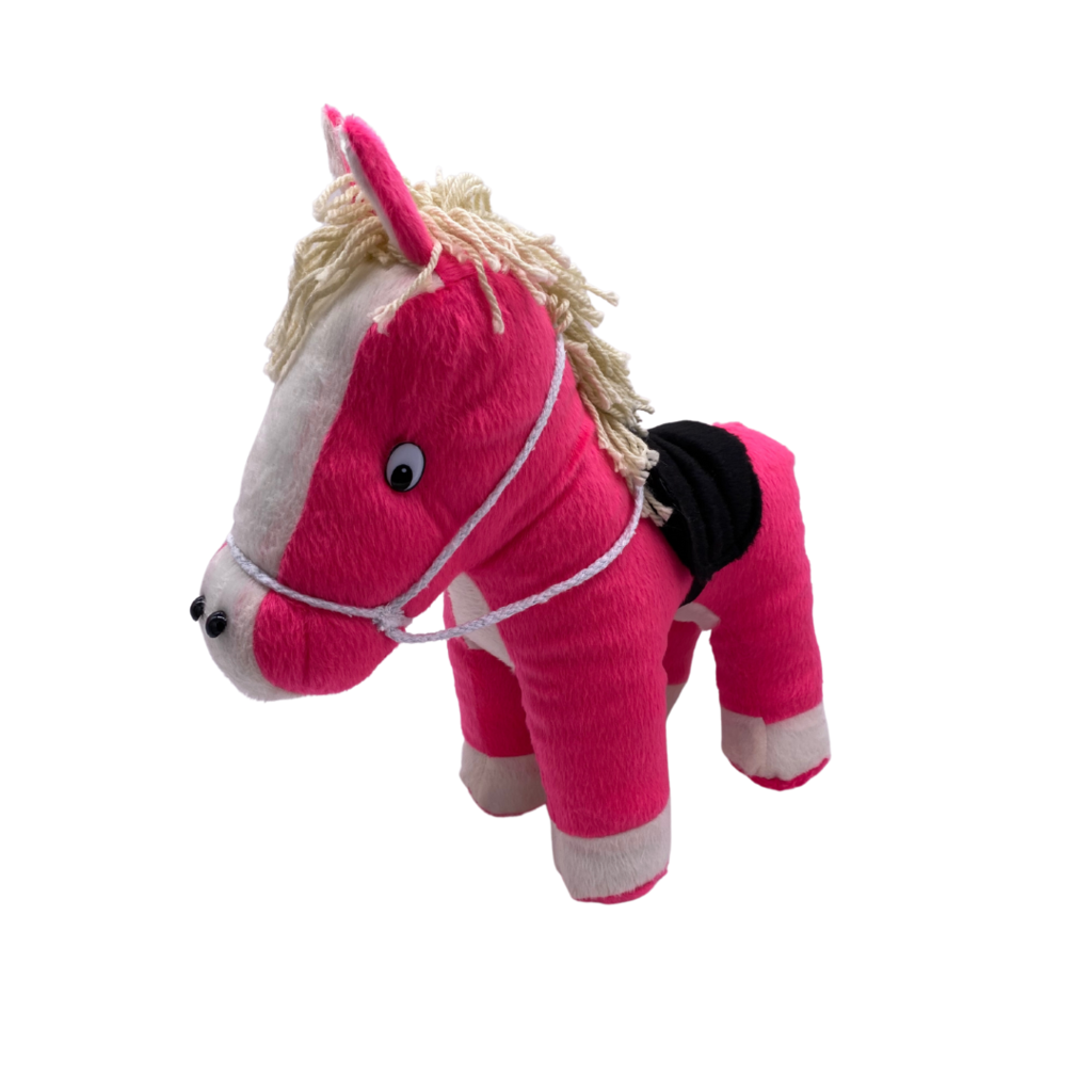 Cavalo De Pelucia Rosa Pink