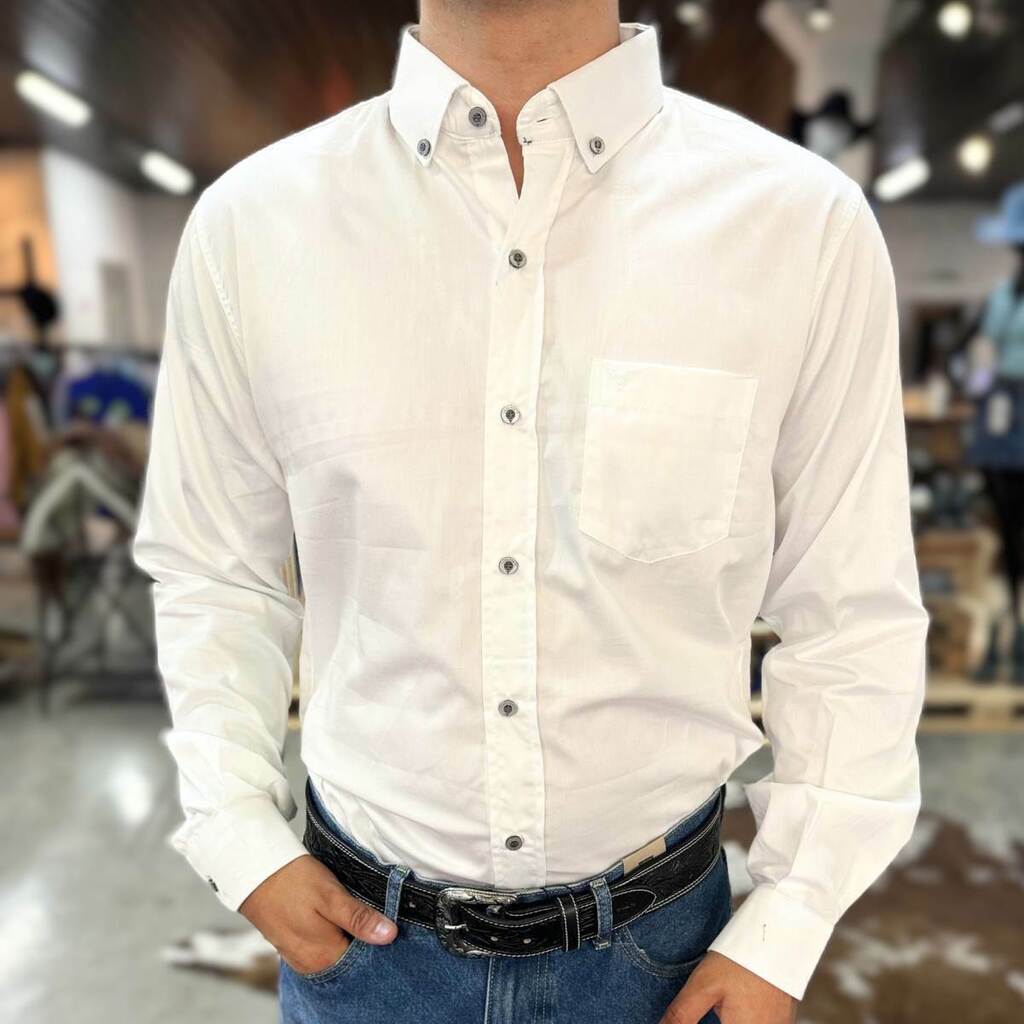 Camisa M/L Laço Forte Branca