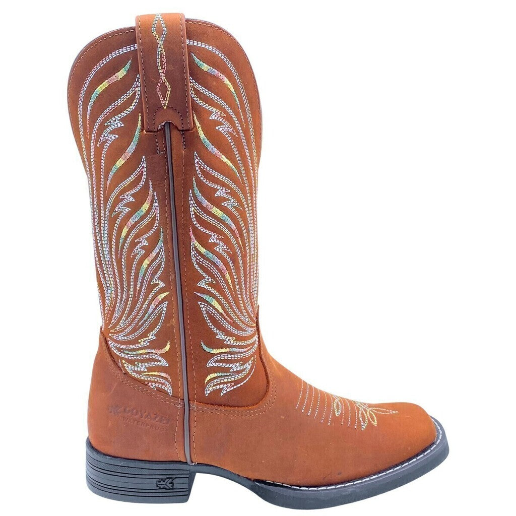 Bota Feminina Goyazes Nobuk Oil Tan - Imagem 3