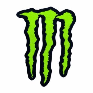 Adesivo Para Chapéu Monster Verde Neon