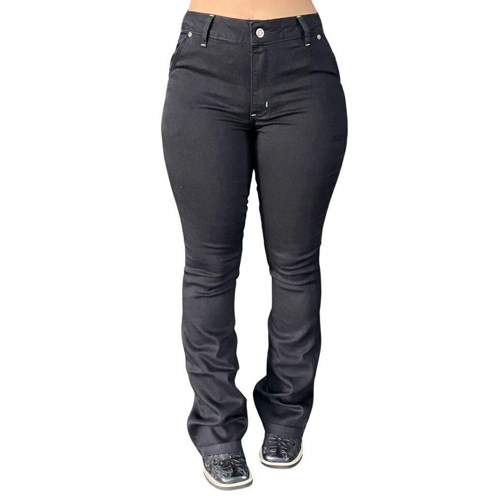 Calça Tex Team Carpinteira Bordada Verde - Imagem 3