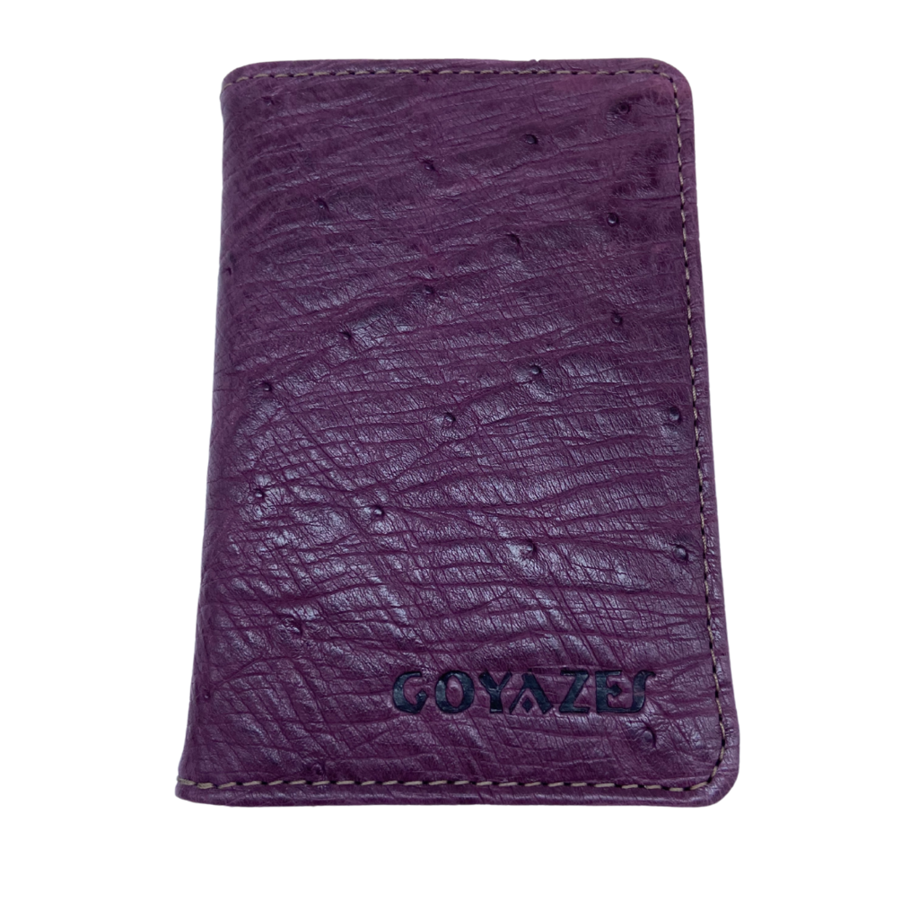 Carteira Porta Cartão Goyazes Avestruz - Imagem 2