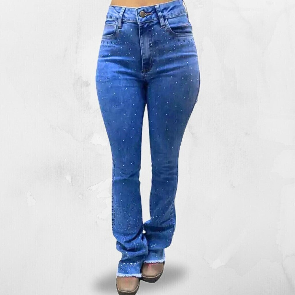 Calça Fem Tex Team Violão Marmorizada Brilho