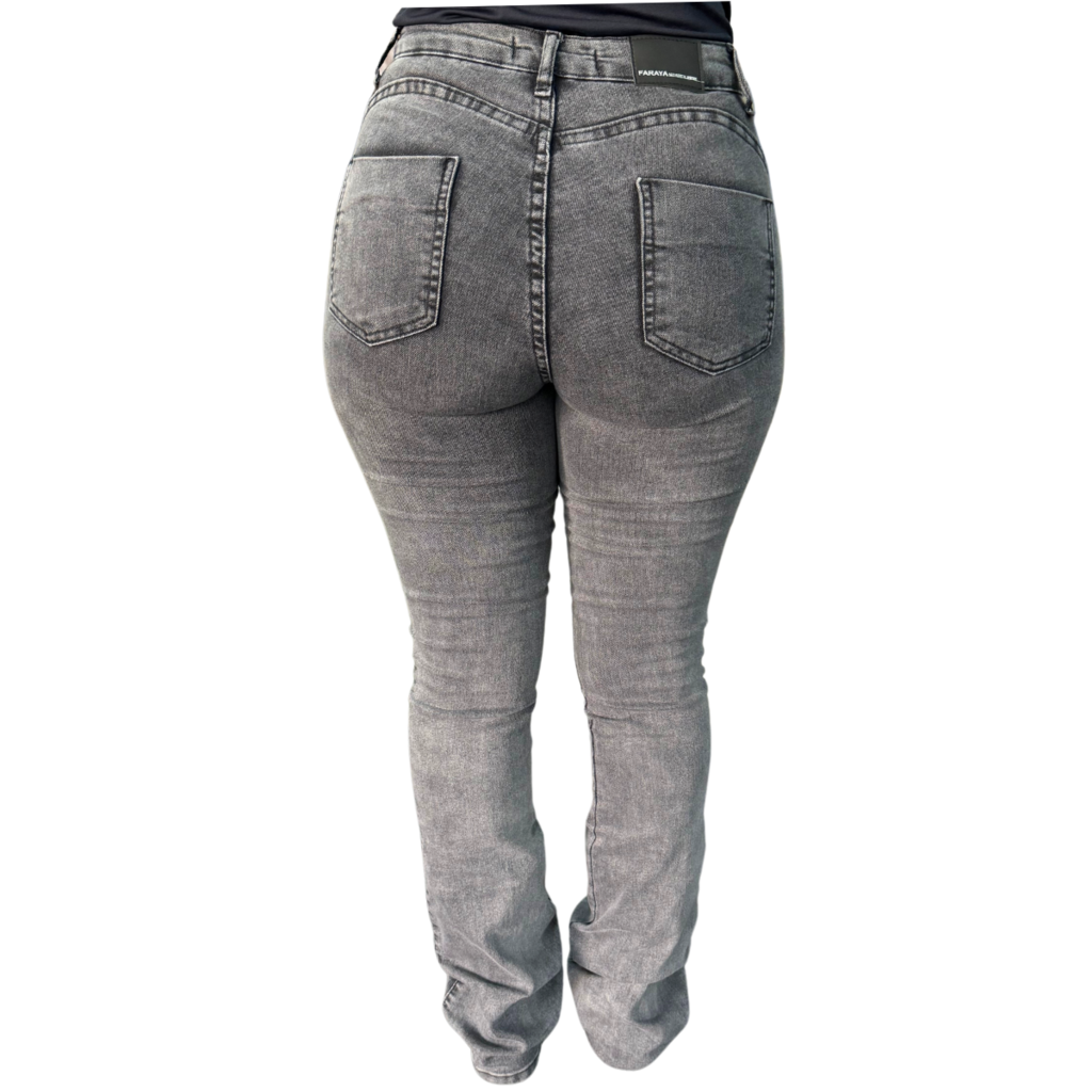 Calça Feminina Faraya Jeans Flare - Imagem 4
