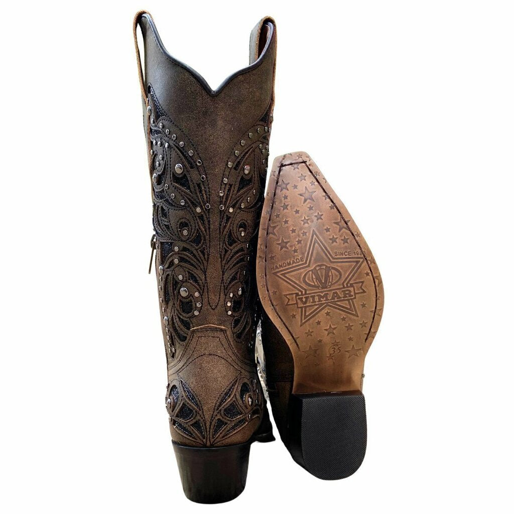 Bota Bico Fino Capuccino - Imagem 4