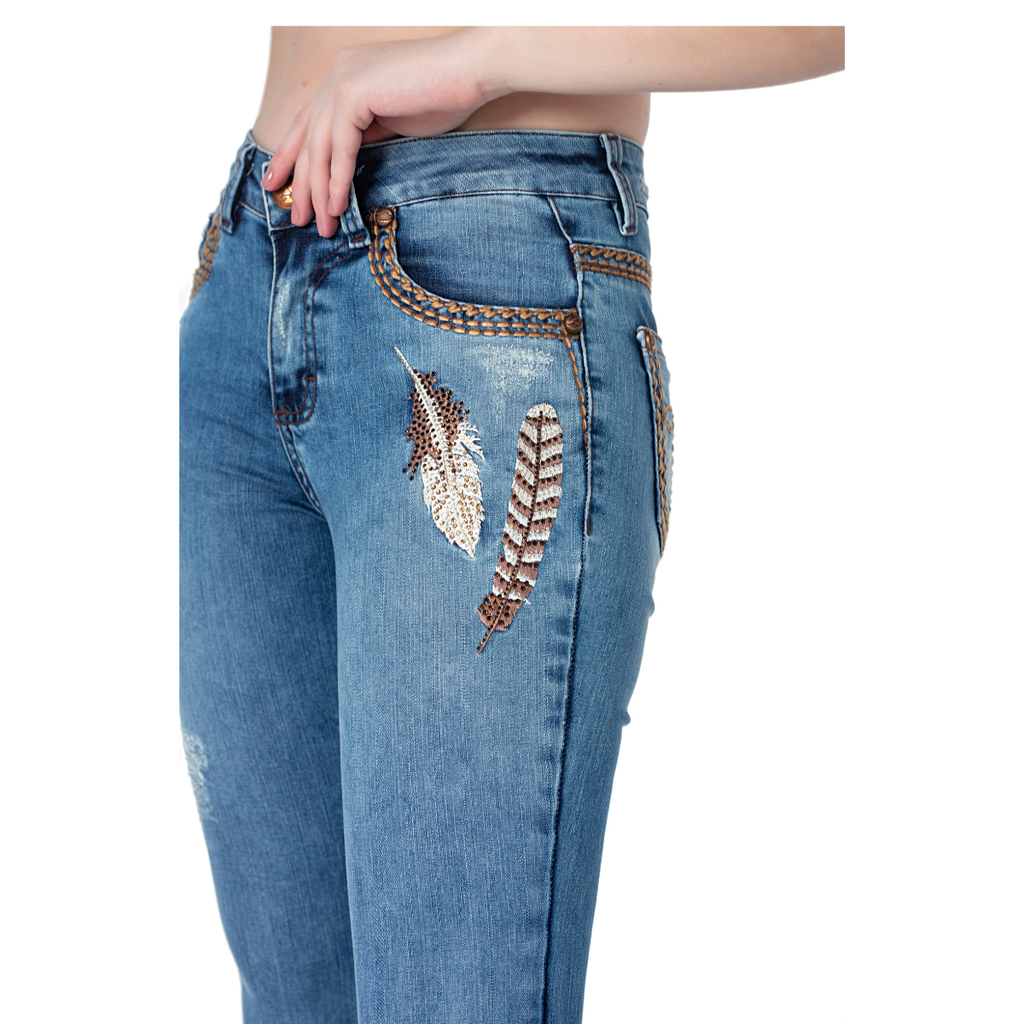 Calça Jeans Flare Zenz Origem Raio - Imagem 5
