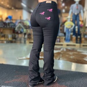 Calça Feminina Tex Team Cavalinho Rosa