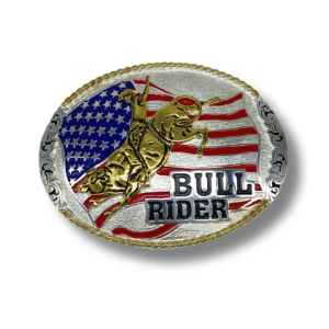 Fivela Master Bulls Grande Bandeira EUA