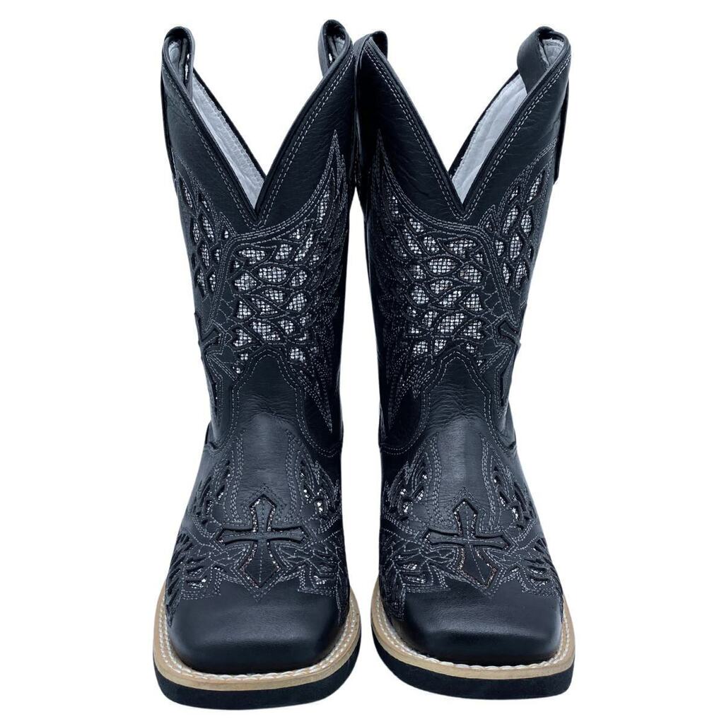 Bota Feminina Brilho Asa Prata - Imagem 3