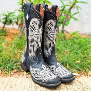 Bota Texana Feminina Goyazes Dallas Preto
