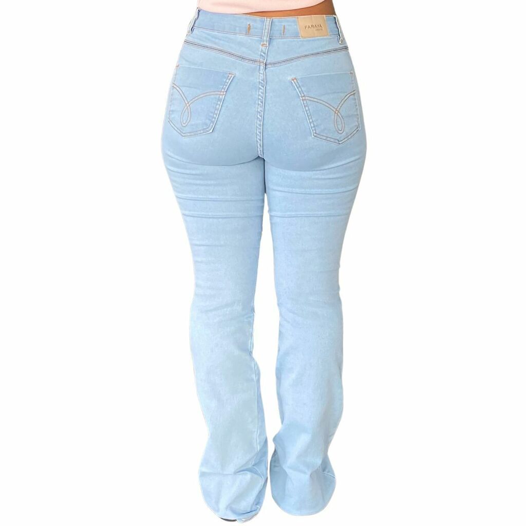 Calça Feminina Faraya Jeans Clara Ref.642 - Imagem 2