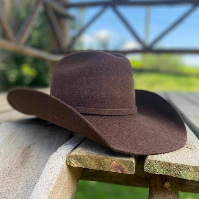 CHAPÉU CURY BUTTERFLY COM BRILHO - CAFÉ - Imagem 3