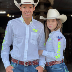 COMBO CASAL 2 CAMISAS TEX TEAM - BRANCO / VERDE
