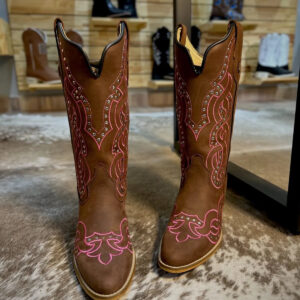 Texana Arena Horse Nescau / Bordado Rosa / Com Metais