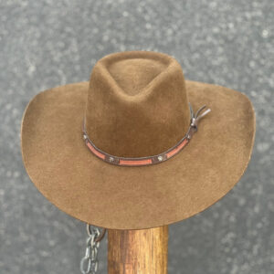 CHAPÉU PRALANA GUSTAVO LIMA 5X CAMPO II ABA 10 - MARROM