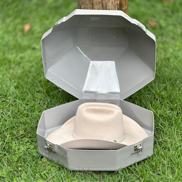 Case p/chapéu king western - cinza - Imagem 2