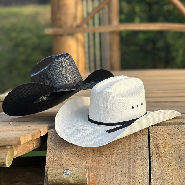 COMBO 02 CHAPÉU MUNDIAL AMERICANO BASIC - BRANCO E PRETO