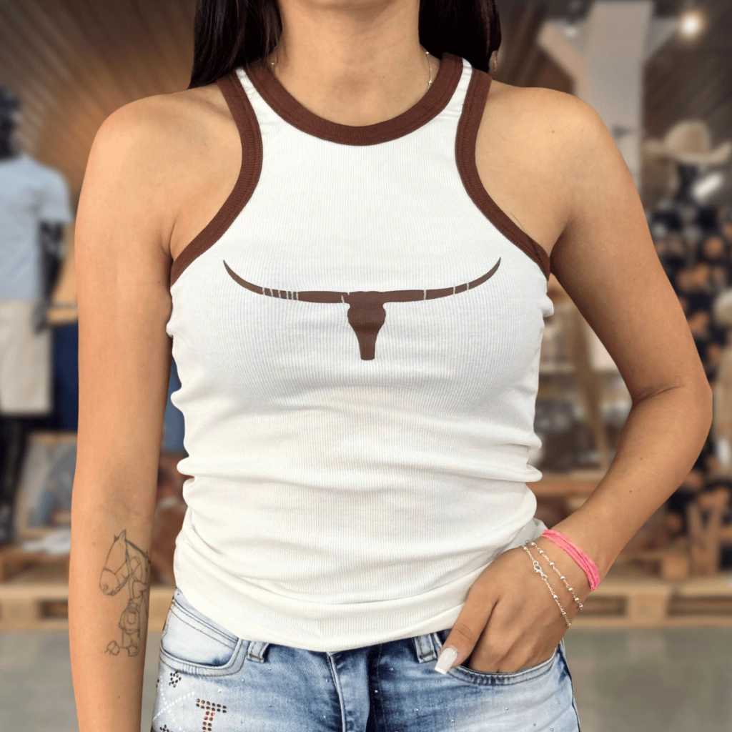 Regata Moiadeiros Fem Dallas silk vies Marrom