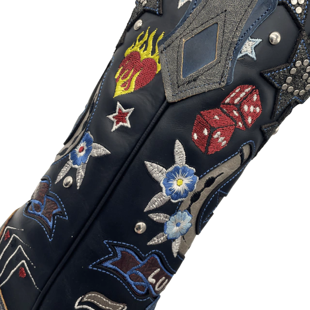 Bota Goyazes Fem Dallas Mustang Preto - Imagem 5