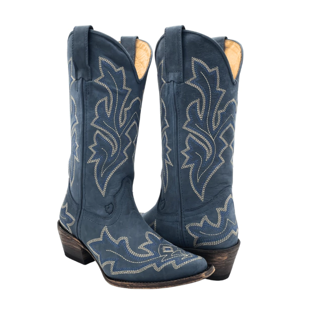 Bota Bico Fino Bonazus Azul - Imagem 2