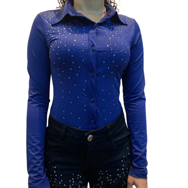 Body Strass Country&Cia Azul - Imagem 2