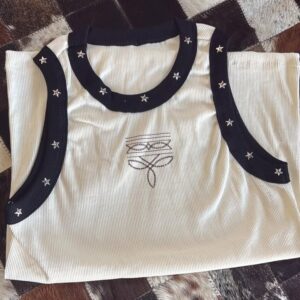 Regata Bicolor Preto/Branco