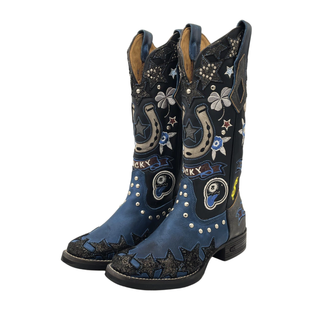 Bota Goyazes Fem Dallas Mustang Preto - Imagem 3