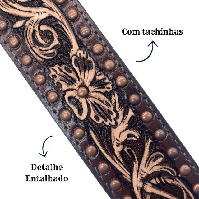 Cinto Feminino Paul Western Marrom - Imagem 4