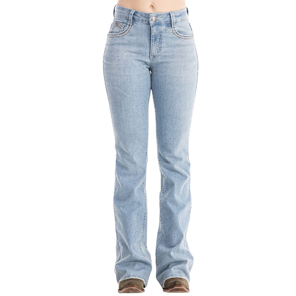 Calça Zenz Western Jeans Farmland Flare Brilho - ORIGINAL - Imagem 2