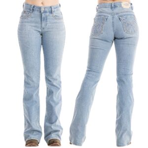 Calça Zenz Western Jeans Farmland Flare Brilho - ORIGINAL